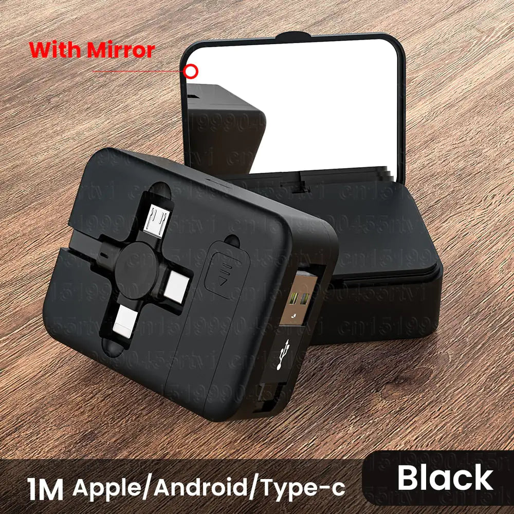 Indestructible 4 in 1 Ultra Turbo Retractable Charger - SmartCharger Pi-Mart
