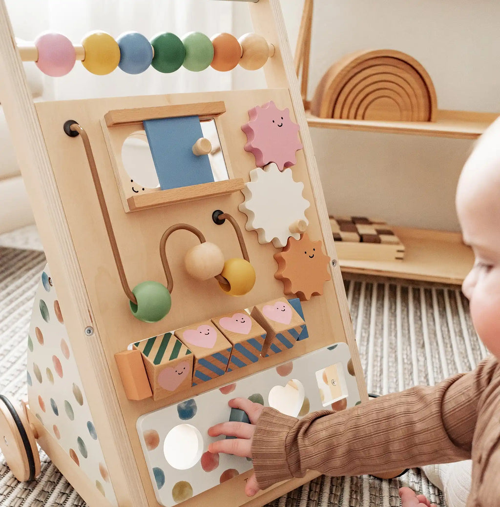 Complete Development Playset — Baby Walker + Activity Cube - SJB-DIAMOND ELITES