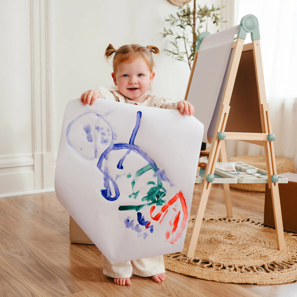 Tiny Land® Magnitales Easel for Kids - Green - SJB-DIAMOND ELITES
