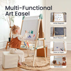 Tiny Land® Magnitales Easel for Kids - Green - SJB-DIAMOND ELITES