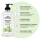 J.R. Watkins Liquid Hand Soap With Dispenser, Moisturizing Hand Soap, Alcohol-Free Hand Wash, Cruelty-Free, USA Made Liquid Soap For Bathroom and Kitchen, Neroli & Thyme, 11 Fl Oz, 3 Pack 11 Fl Oz (Pack of 3) Pi-Mart