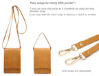 Women Small Crossbody Purse Cell Phone Pouch 2078-3TN - SJB-DIAMOND ELITES
