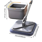 360 Rotating Spin Mop With Self-Cleaning