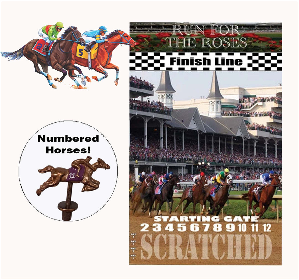 Kentucky Derby "The Turn" Theme Horse Race Game - SJB-DIAMOND ELITES