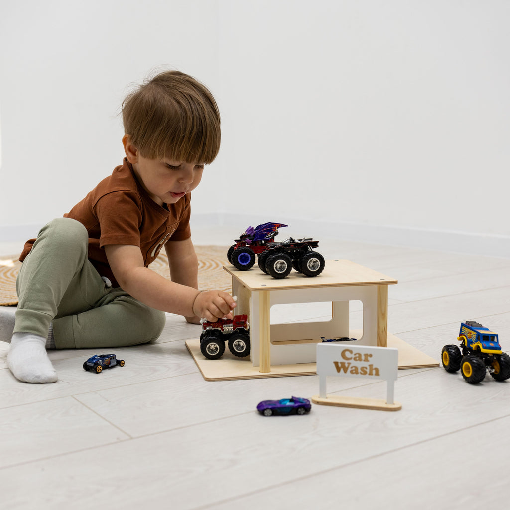 Wooden Car Wash Toy - SJB-DIAMOND ELITES
