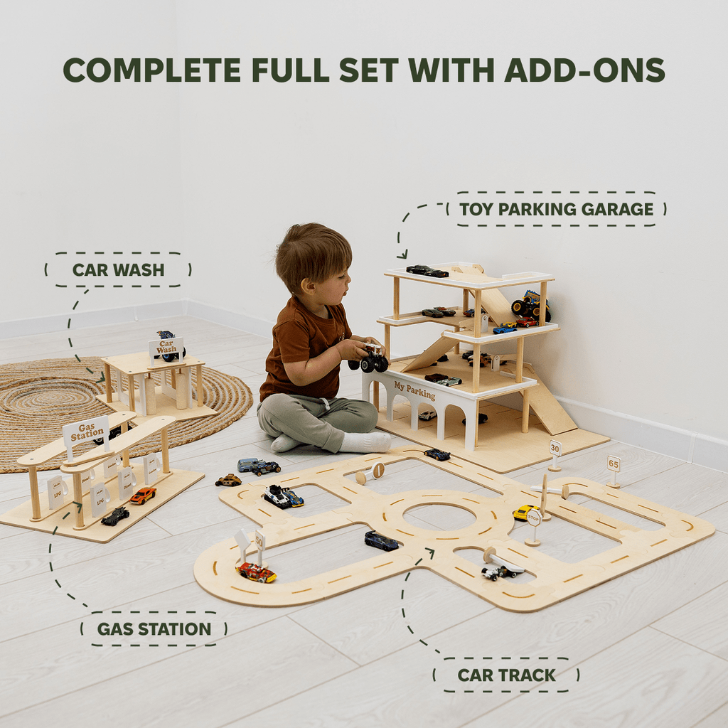 Wooden Car Wash Toy - SJB-DIAMOND ELITES