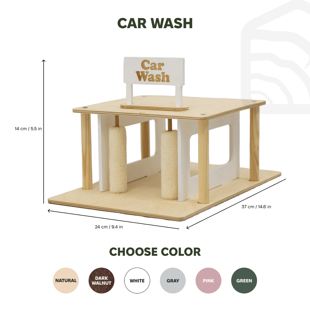 Wooden Car Wash Toy - SJB-DIAMOND ELITES