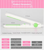 Mini Portable Hair Iron Hair Straightener Curler Professional Hair Irons Ceramic Pi-Mart