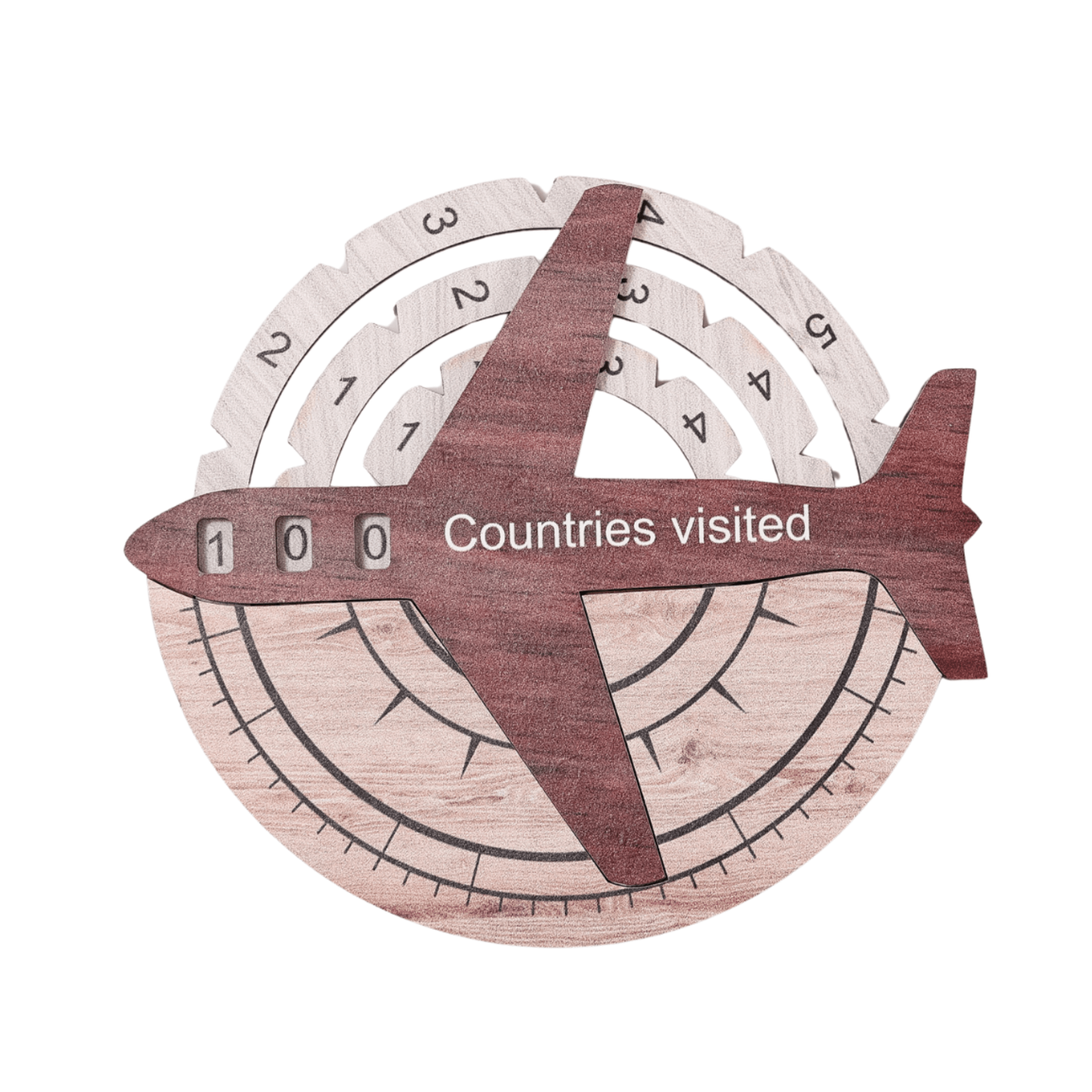 Travel Tracker 3D Wooden World Map – Cappuccino - SJB-DIAMOND ELITES