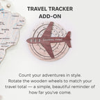 Travel Tracker 3D Wooden World Map – Cappuccino - SJB-DIAMOND ELITES