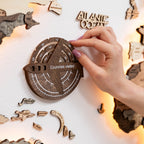 Travel Tracker 3D Wooden World Map - SJB-DIAMOND ELITES