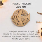 Travel Tracker 3D Wooden World Map – Gold - SJB-DIAMOND ELITES