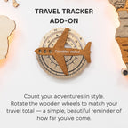 Travel Tracker 3D Wooden World Map – Multicolor - SJB-DIAMOND ELITES