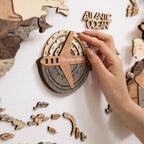Travel Tracker 3D Wooden World Map – Smokey - SJB-DIAMOND ELITES
