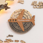 Travel Tracker 3D Wooden World Map – Smokey - SJB-DIAMOND ELITES