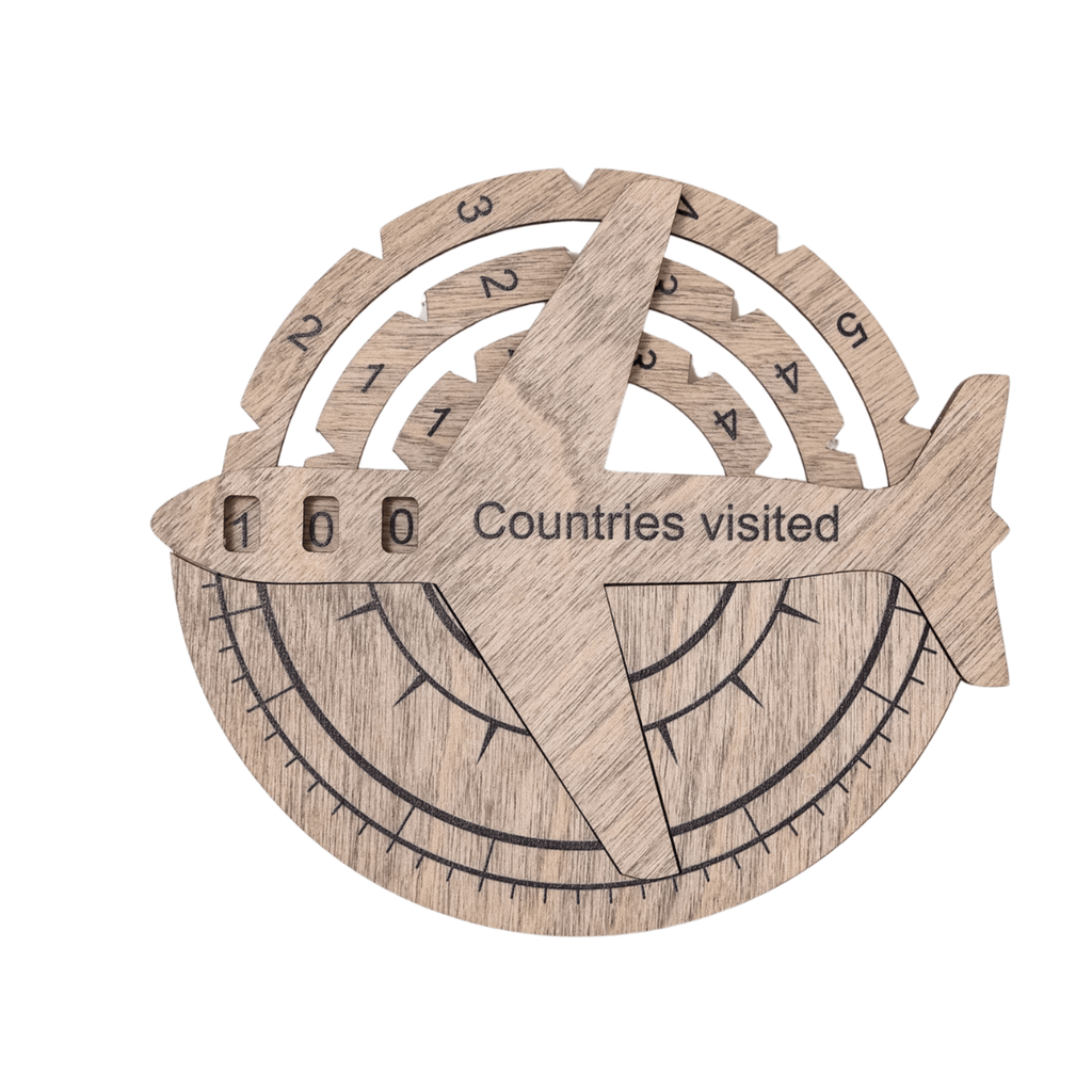 Travel Tracker 3D Wooden World Map – Terra - SJB-DIAMOND ELITES