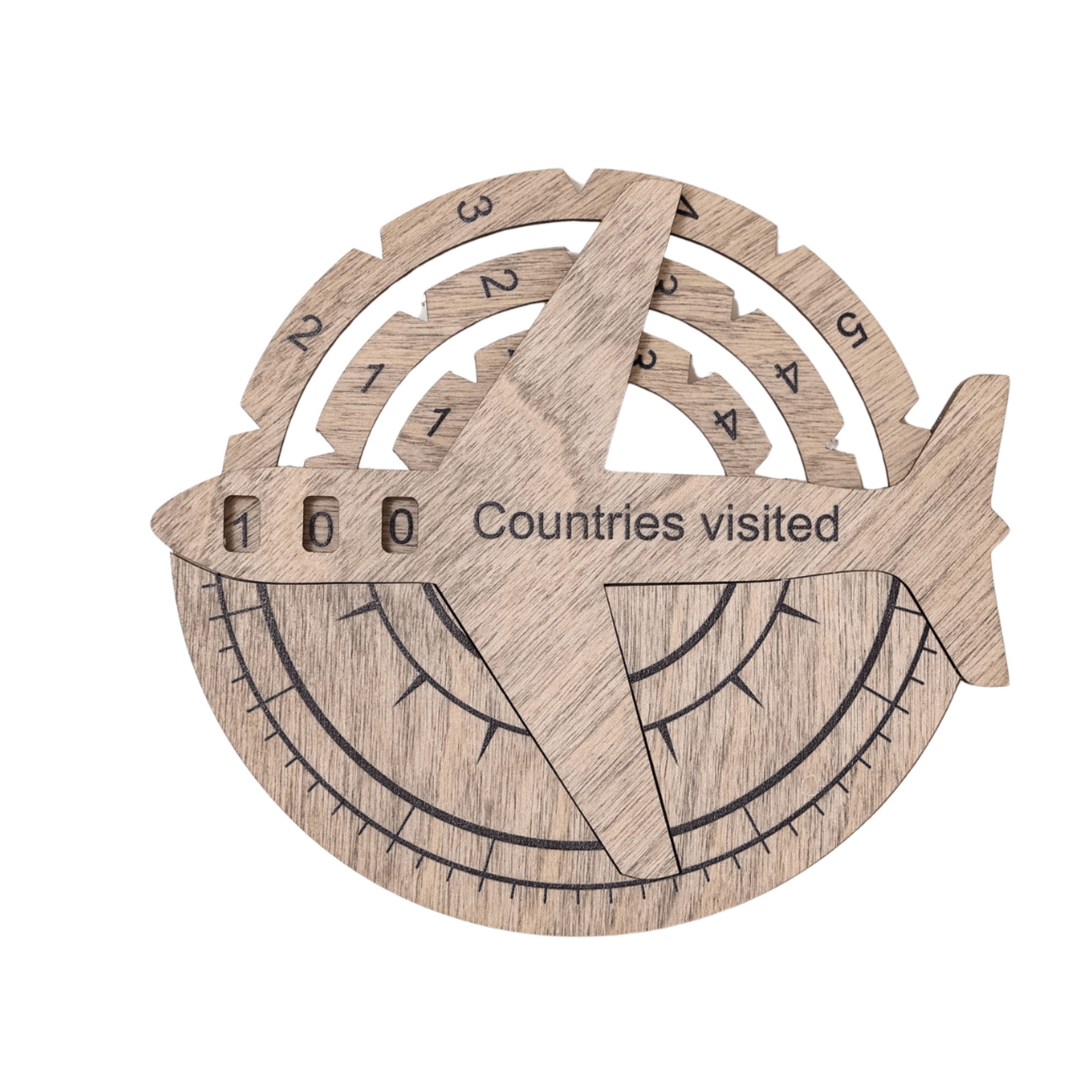 Travel Tracker 3D Wooden World Map – Terra - SJB-DIAMOND ELITES