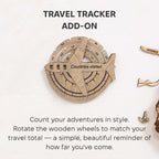 Travel Tracker 3D Wooden World Map – Terra - SJB-DIAMOND ELITES