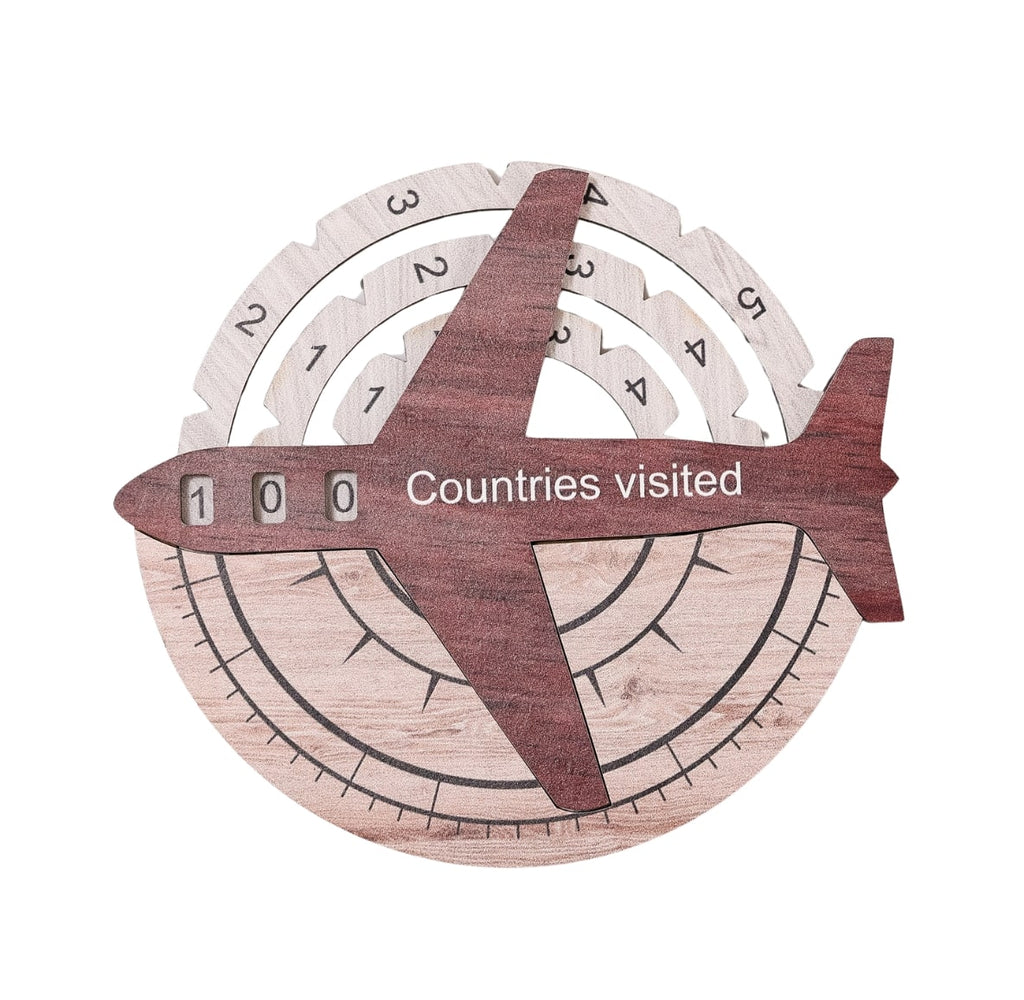 Travel Tracker 3D Wooden World Map - SJB-DIAMOND ELITES