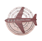 Travel Tracker 3D Wooden World Map - SJB-DIAMOND ELITES