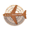 Travel Tracker 3D Wooden World Map - SJB-DIAMOND ELITES