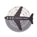 Travel Tracker 3D Wooden World Map - SJB-DIAMOND ELITES