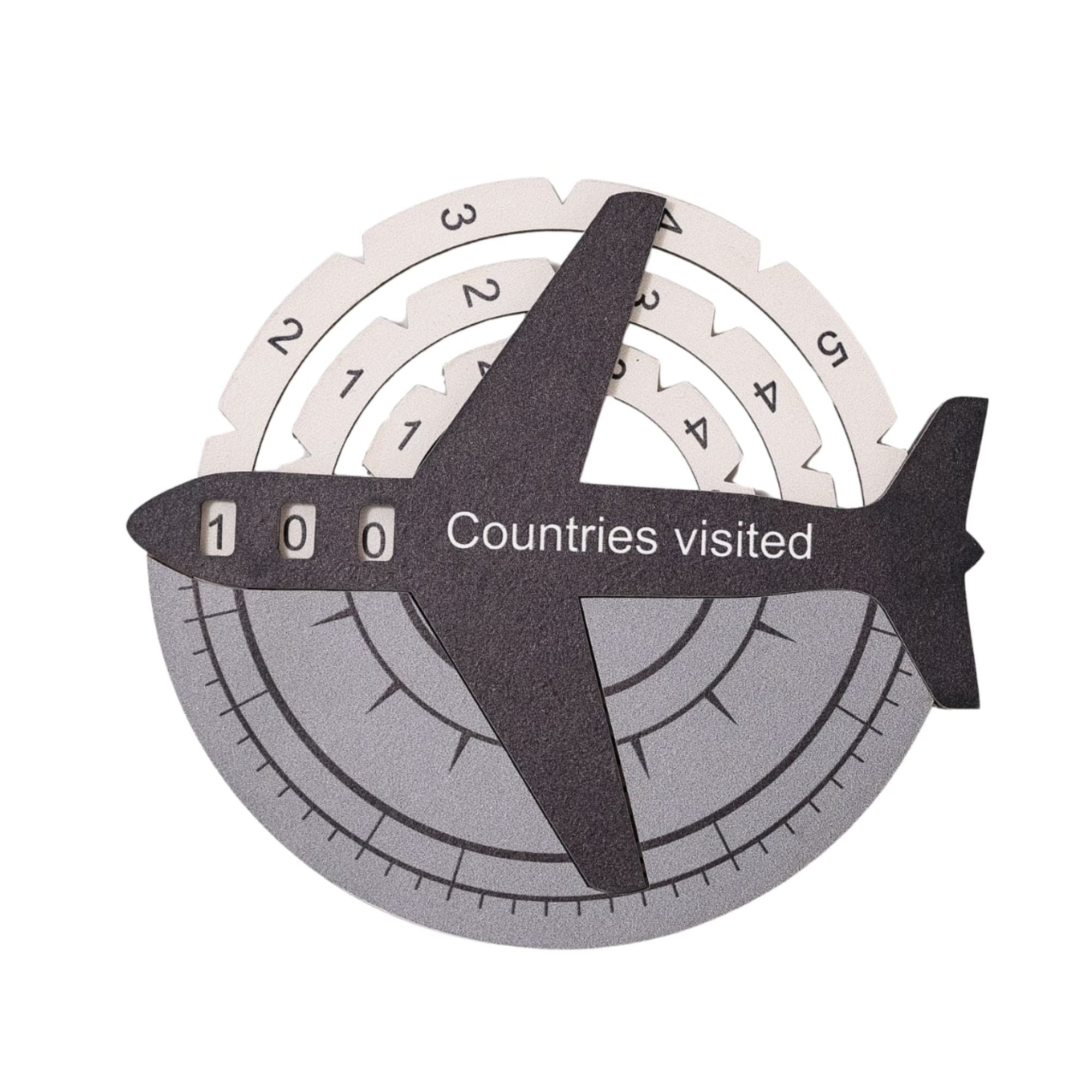 Travel Tracker 3D Wooden World Map - SJB-DIAMOND ELITES
