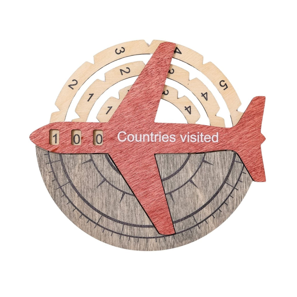 Travel Tracker 3D Wooden World Map - SJB-DIAMOND ELITES