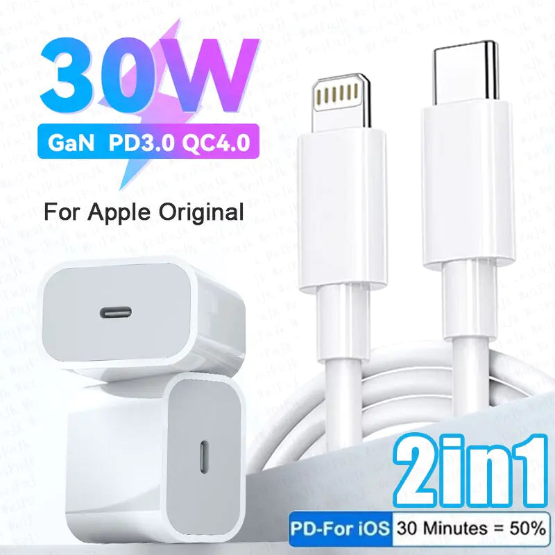 Original PD 30W Charger Adapter Pi-Mart