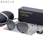 BARCUR Sunglasses Trendy Butterfly Design Fashion Women Sunglasses Polarized Lens Ladies Sun Glasses UV400 Protection for Hot Summer Days Stevvex