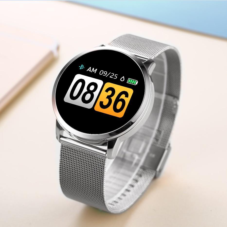 Luxury Popular Trend Smart Watch With LED Color Screen Smartwatch Women Fashion Fitness Tracker Heart Rate monitor - SJB-DIAMOND ELITES
