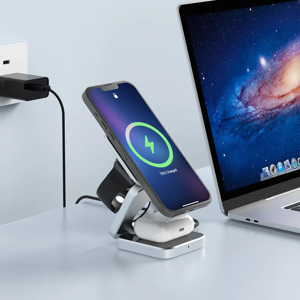 3 in 1 Wireless Charging Station Pi-Mart