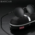 BARCUR Trendy Sunglasses Women’s Polarized Round Frame – Timeless Fashionable Sun Glasses for Driving Casual Wear – UV400 Protection Anti-Reflective Lenses