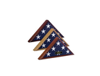 Flag Connections Flag Display Case 5'x8' flag, Capitol Hill Oak Flag Case The Military Gift Store