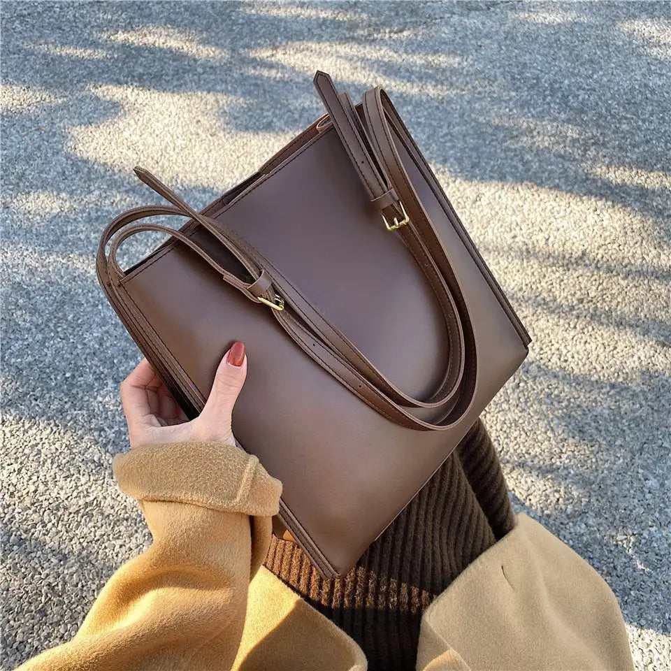 Olives Vegan Leather Tote Pi-Mart