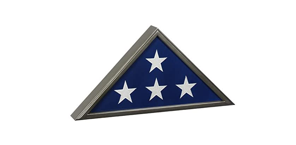 Made in USA Burial Flag Case for 5'x9.5' Flag The Military Gift Store