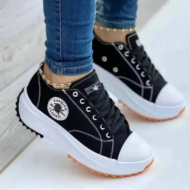 Canvas Comfort Sneakers Pi-Mart