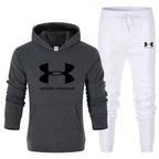 Men's Solid Color Thick Jacket Set for Spring and Autumn Pi-Mart