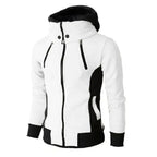 Men's Zip Up Hooded Jacket - Casual Slim Sports Cardigan Pi-Mart