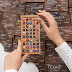 Wooden 3d Map of USA - Dark Walnut - SJB-DIAMOND ELITES