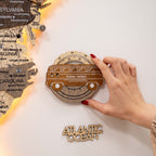 Travel Tracker 3D Wooden USA Map – Multicolor - SJB-DIAMOND ELITES
