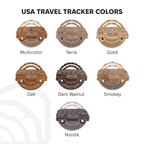 Travel Tracker 3D Wooden USA Map - SJB-DIAMOND ELITES