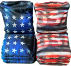 We The People Black & White Eagle Flag Cornhole Set - SJB-DIAMOND ELITES