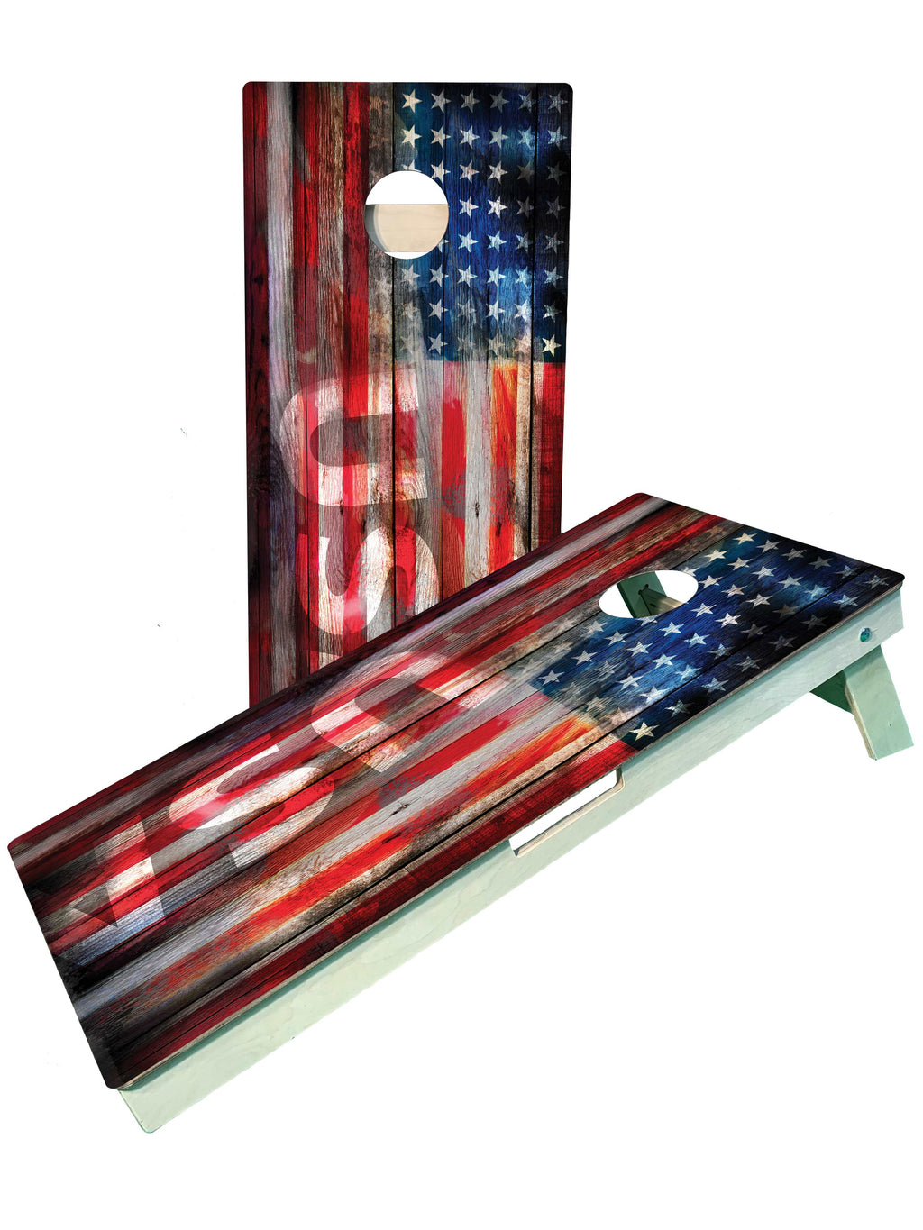 USA flag blastcornhole