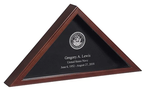 US Military Personalized Cherry Flag Case for American 5’x9.5’ Veteran Burial Flag The Military Gift Store