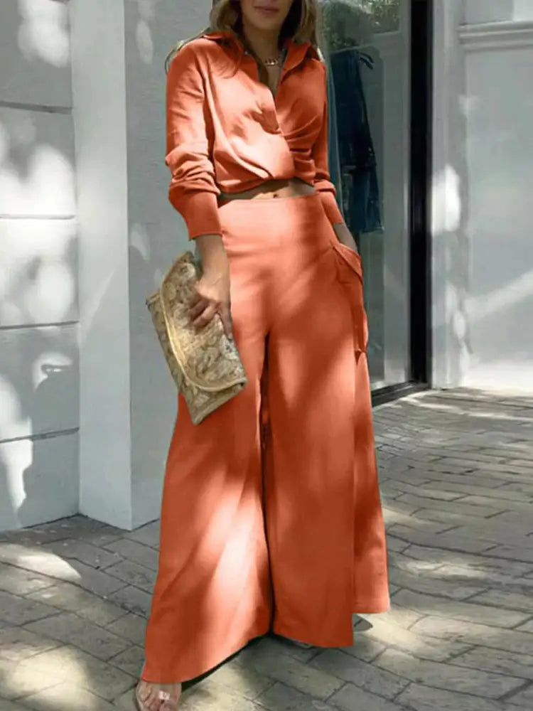 Serena Shirt and Pants Sets Pi-Mart