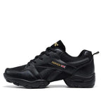 Men's Dance Shoes - Soft, Breathable, Leather Fitness Shoes
