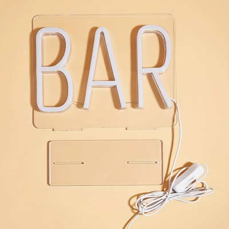 LED BAR Shaped Neon Sign with USB Power Supply Lootquake LLC