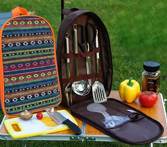 Outdoor Activities Chopping Board Knife Set