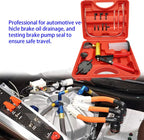 Hand Held Vacuum Pressure Pump Tester Set Brake Fluid Bleeder Bleeding Kit + Box Pi-Mart